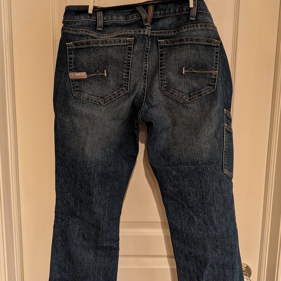 Ariat Denim - Womens Ariat Rebar Mid Rise Boot Jeans, Size 30 Regular